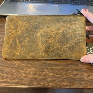 Myrabag Oak Fire Leather and Hairon Wallet